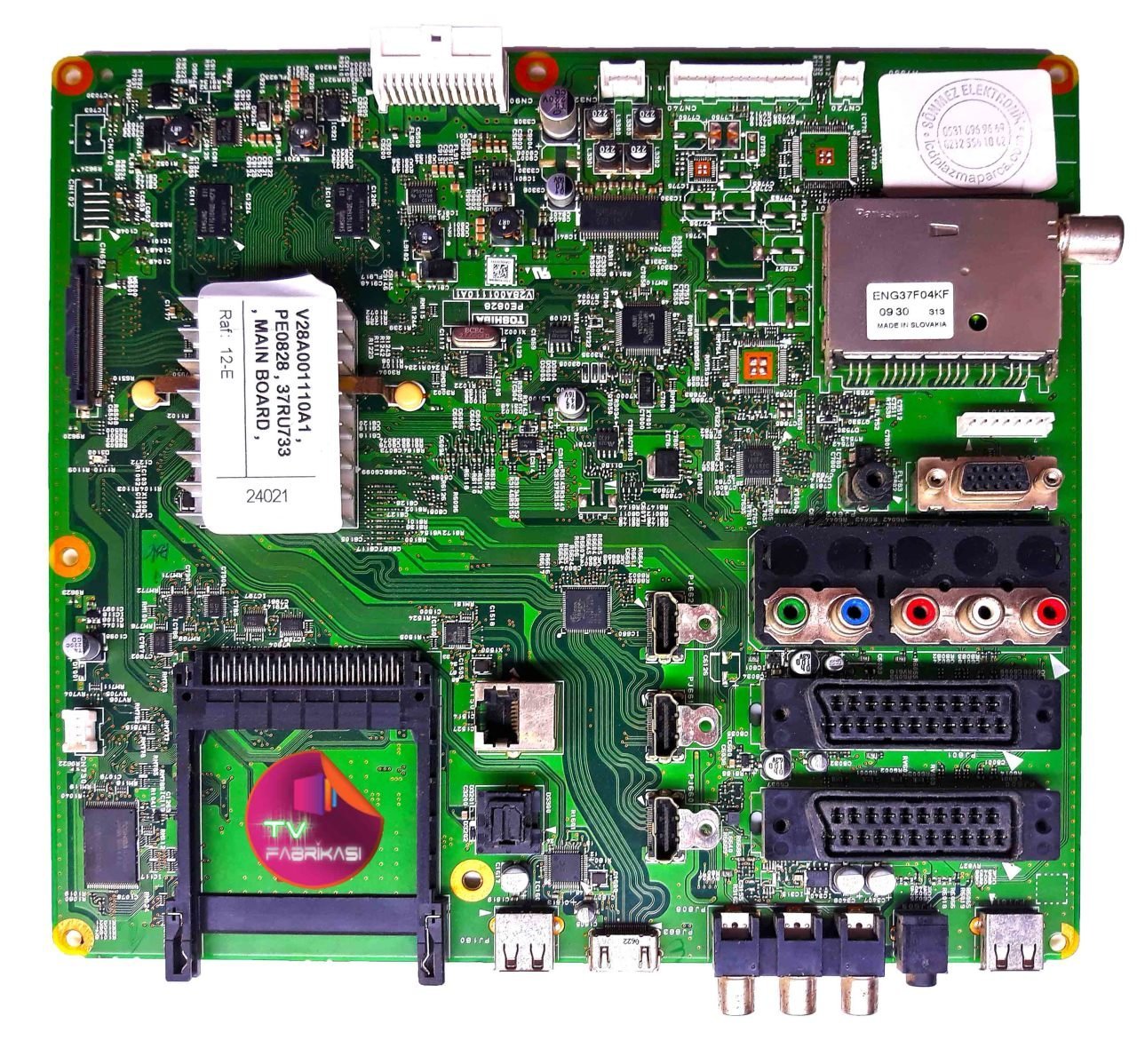 V28A001110A1 , PE0828 , 37RU733 , MAIN BOARD , TOSHIBA ANAKART