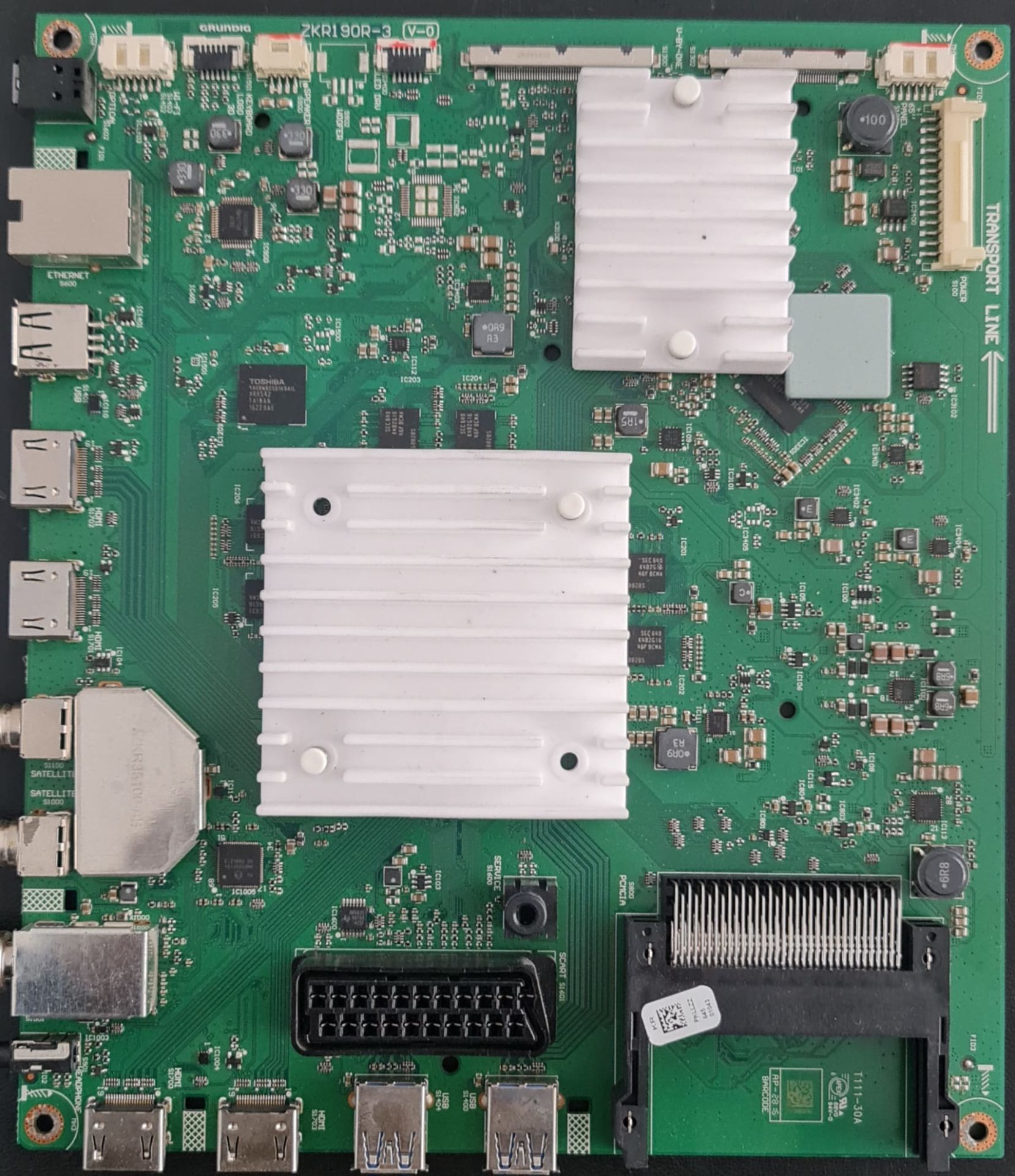 ARÇELİK.BEKO, A55L 9683 5S,PKLLZZ,ZKR190R-3,MAİN,BOARD