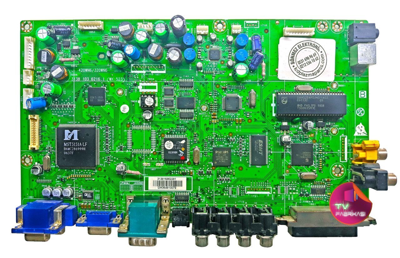 3138 103 6216.1 (WK:523) , 420WN6-320WN6 , 313815862281 , PHILIPS , SİSTEM , MAİN , ANAKART