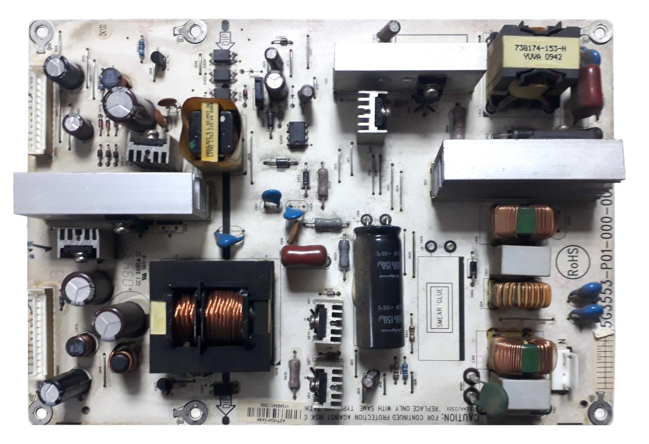 715G3553-P01-000-001U , ADTV92416AB6 , 32AV615DB, Power Board , Toshiba Besleme kart