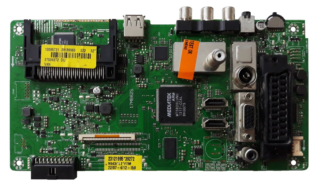 17MB82S , 23138969 , 32'' INCH DIJ PANEL , 19122012R , MAIN BOARD , VESTEL ANAKART