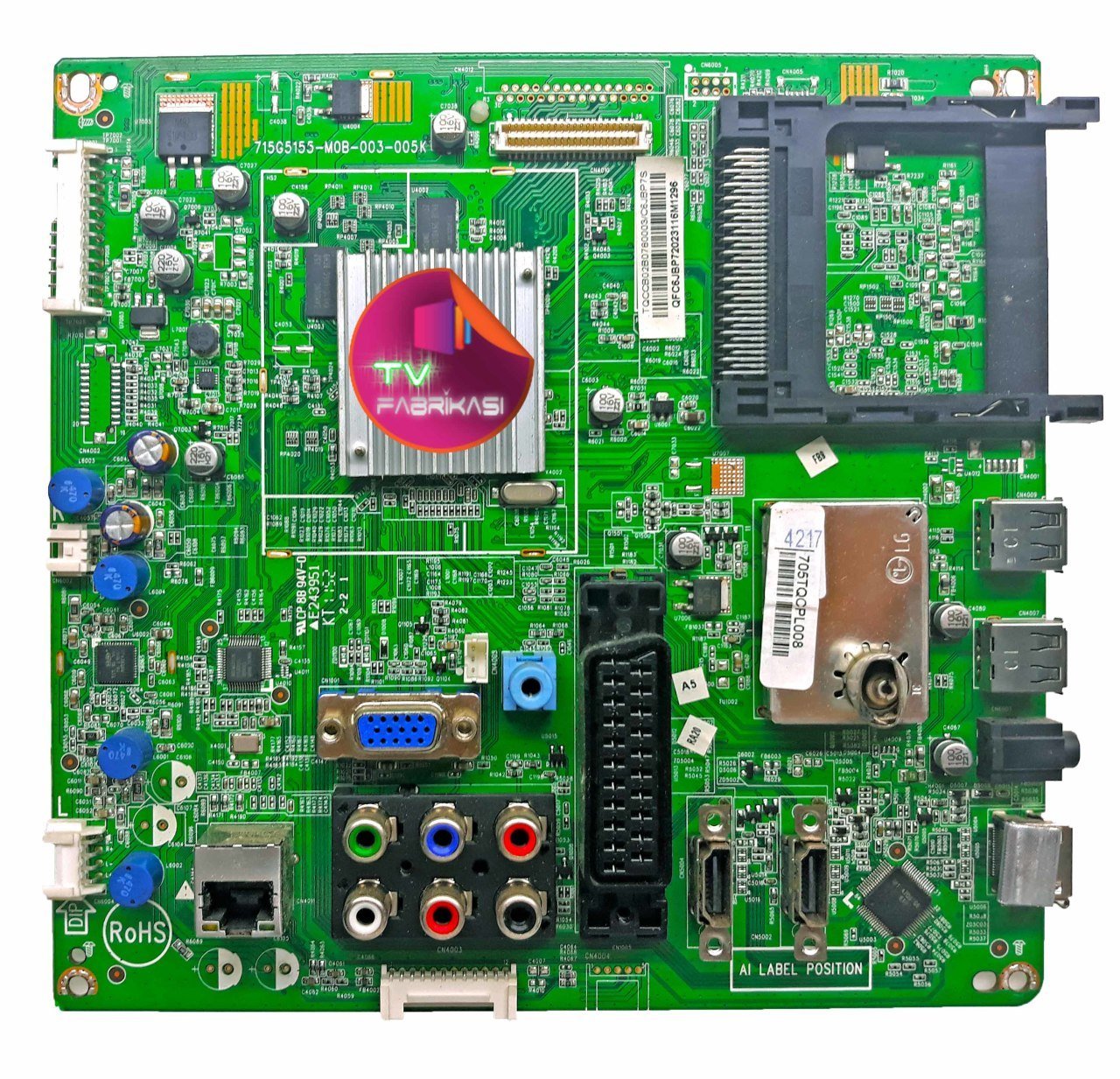 715G5155-M0B-003-005K , 705TQCPL008 , 32PFL3517H-12 , PHILIPS , SİSTEM , MAİN , ANAKART