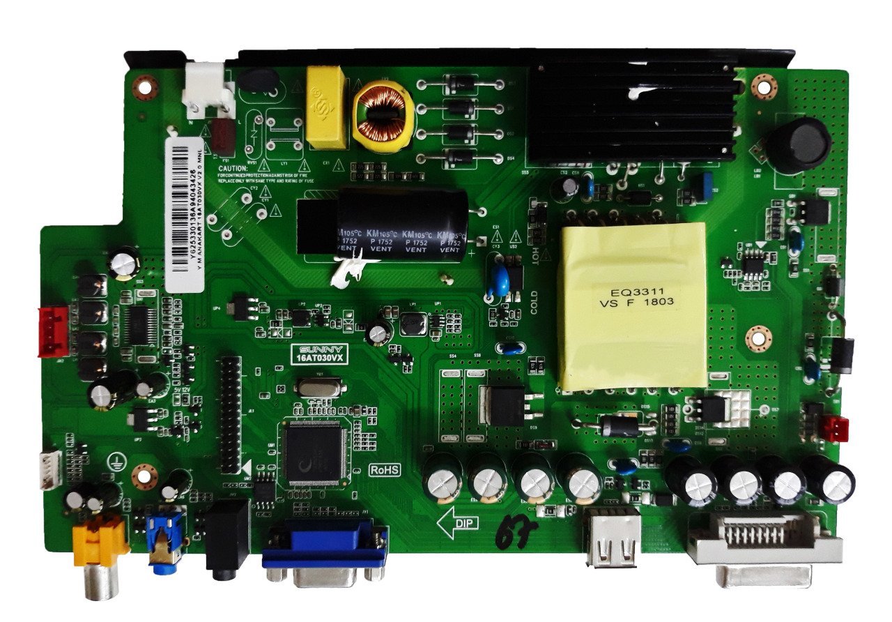 16AT030VX , 16AT030VX V2.0 MNL , EL32DAB3037/1032 , MAIN BOARD , SUNNY ANAKART