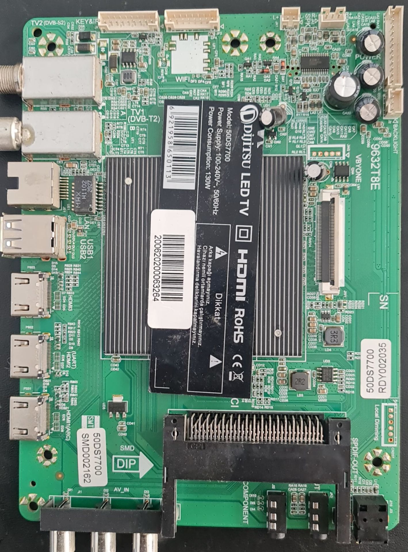 DİJİTSU,50DS7700,9632T8E-4704-MT9632-A2233G01,MAİN,BOARD