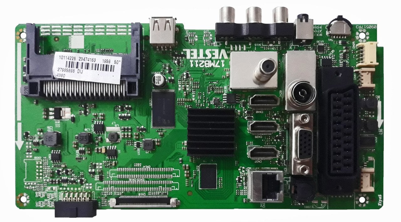 17MB211 , 23474163 , 50'' INCH DIJ PANEL , 090517R3 , 50FD7300 , MAIN BOARD , VESTEL ANAKART