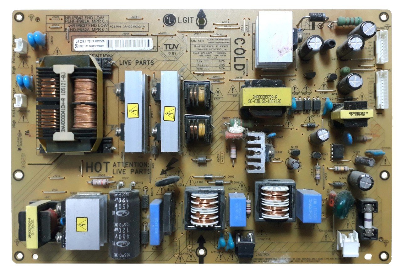 PLHD-P982A , HR IPB37 FHD LOW , 37PFL5405H  , Power Board , Philips Besleme kart