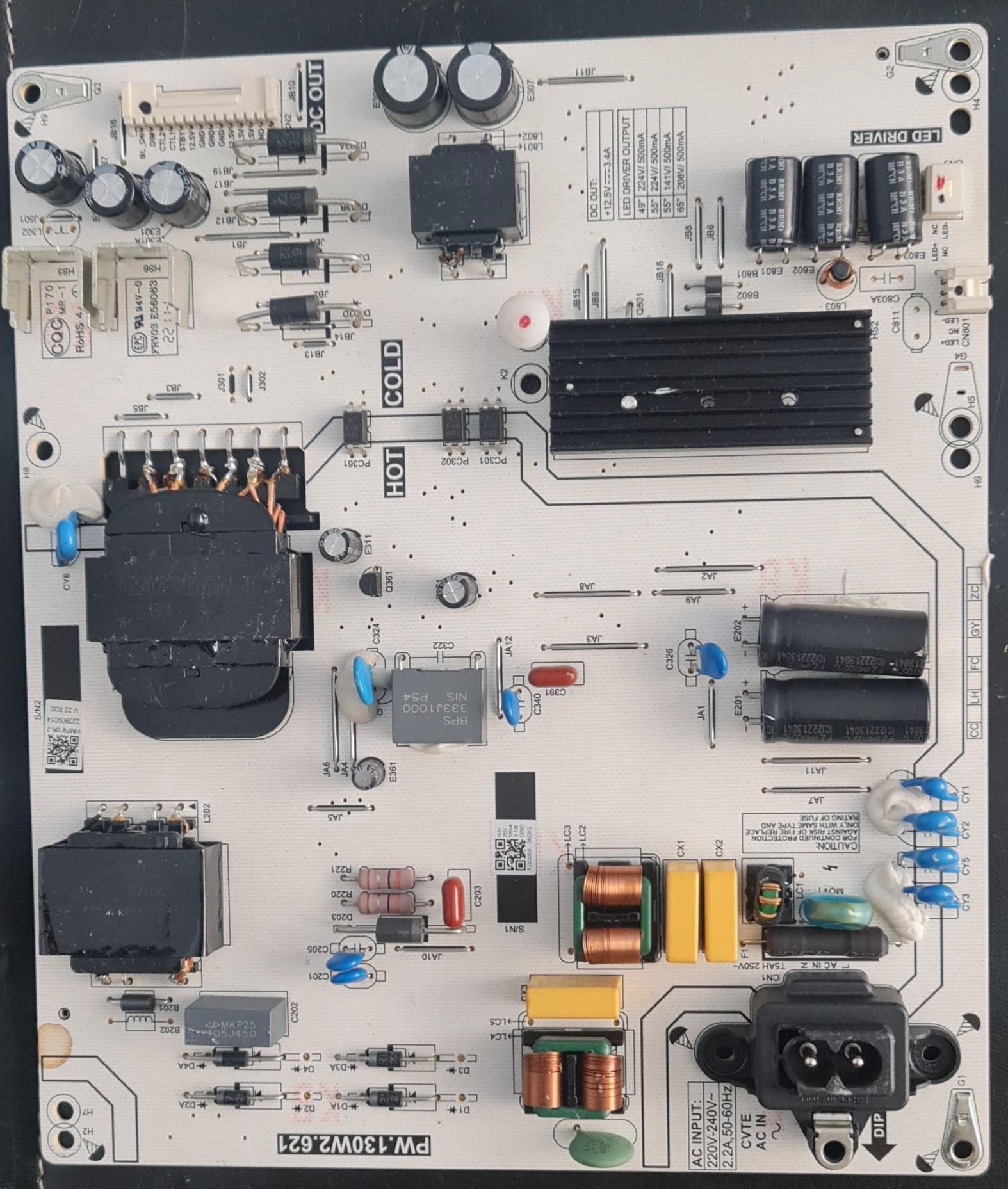 ARÇELİK,BEKO,GRUNDİK,B65C890A,PW.130W2.621,WMF910R-2,POWER,BOARD