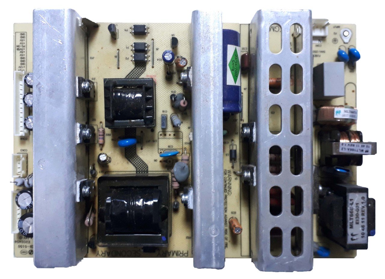 MLT555 , REV:1.0 , KB-5150 , Power Board , Saba Besleme kartı