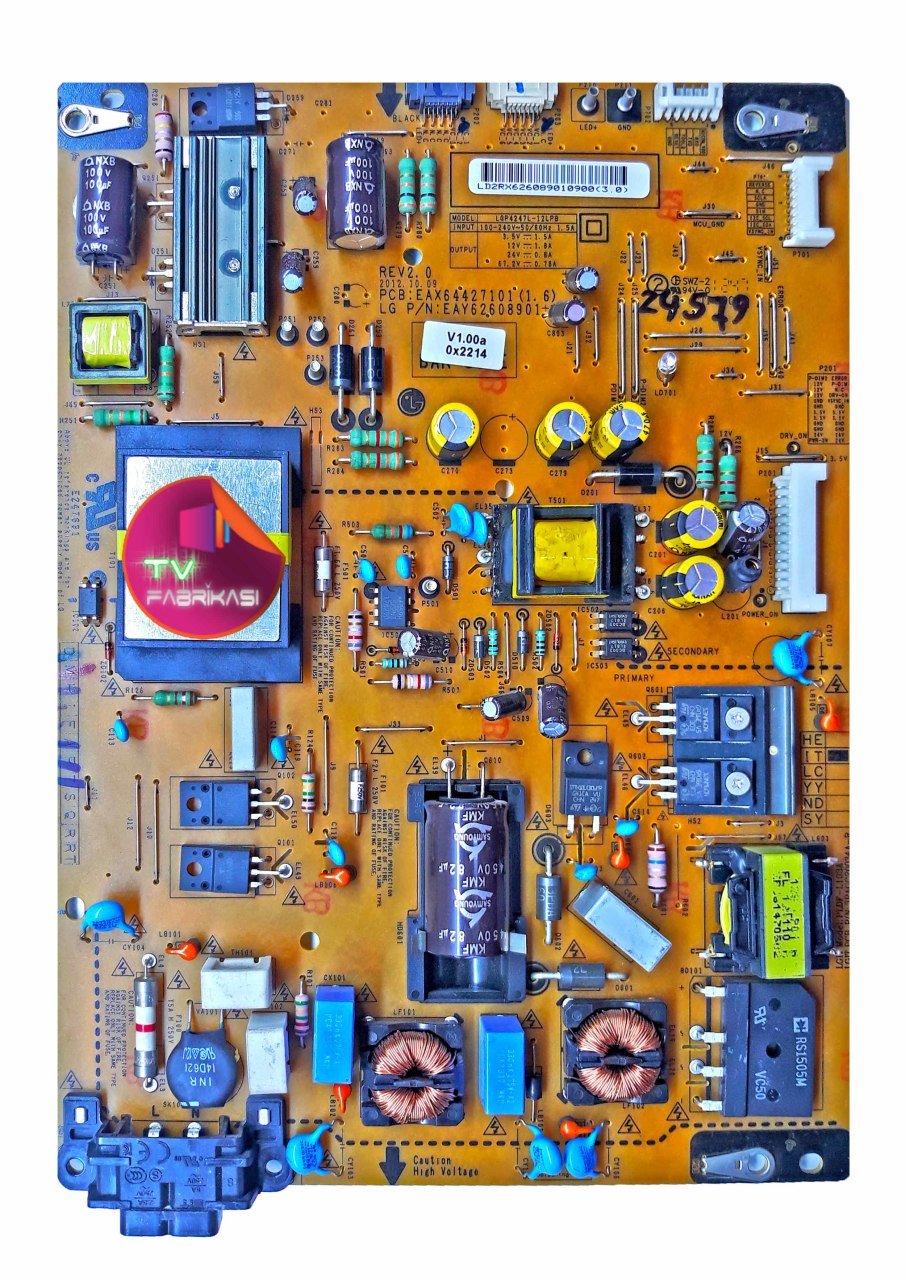 EAX64427101 , 1.6 , EAY62608901 , REV 2.0 ,  LGP4247-12LPB , POWER BOARD , LG BESLEME