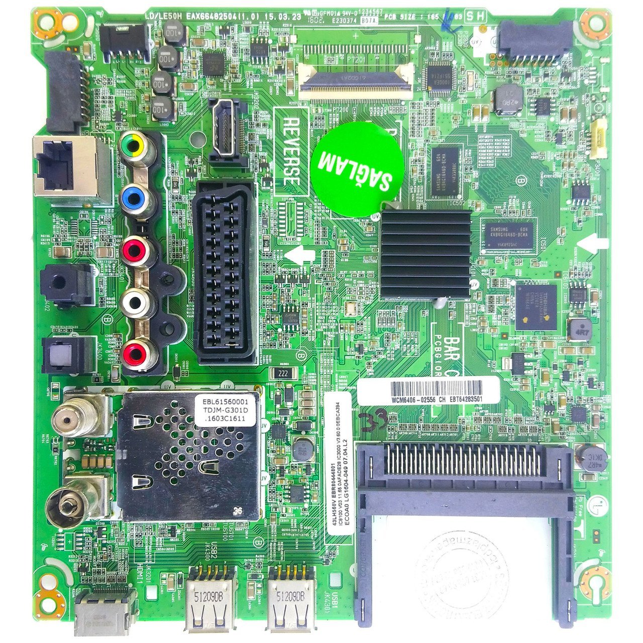 EAX66482504(1.0) EBT64283501 EBR80444801 43LH560V LG Anakart