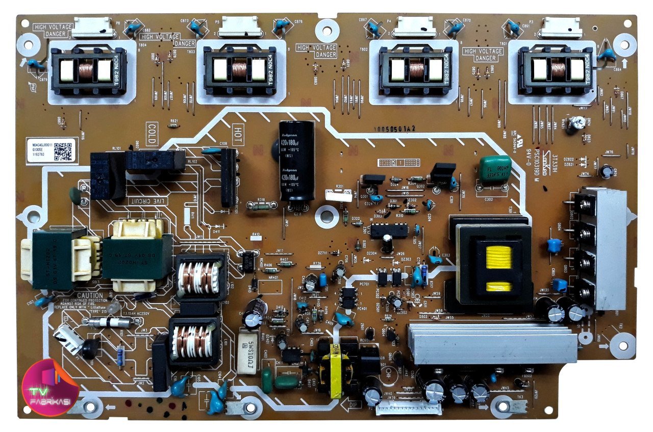 PSC10319D M , N0AC4GJ00011 , 3T331H , AX080F072G , TX-L32C2E , POWER BOARD , PANASONIC BESLEME