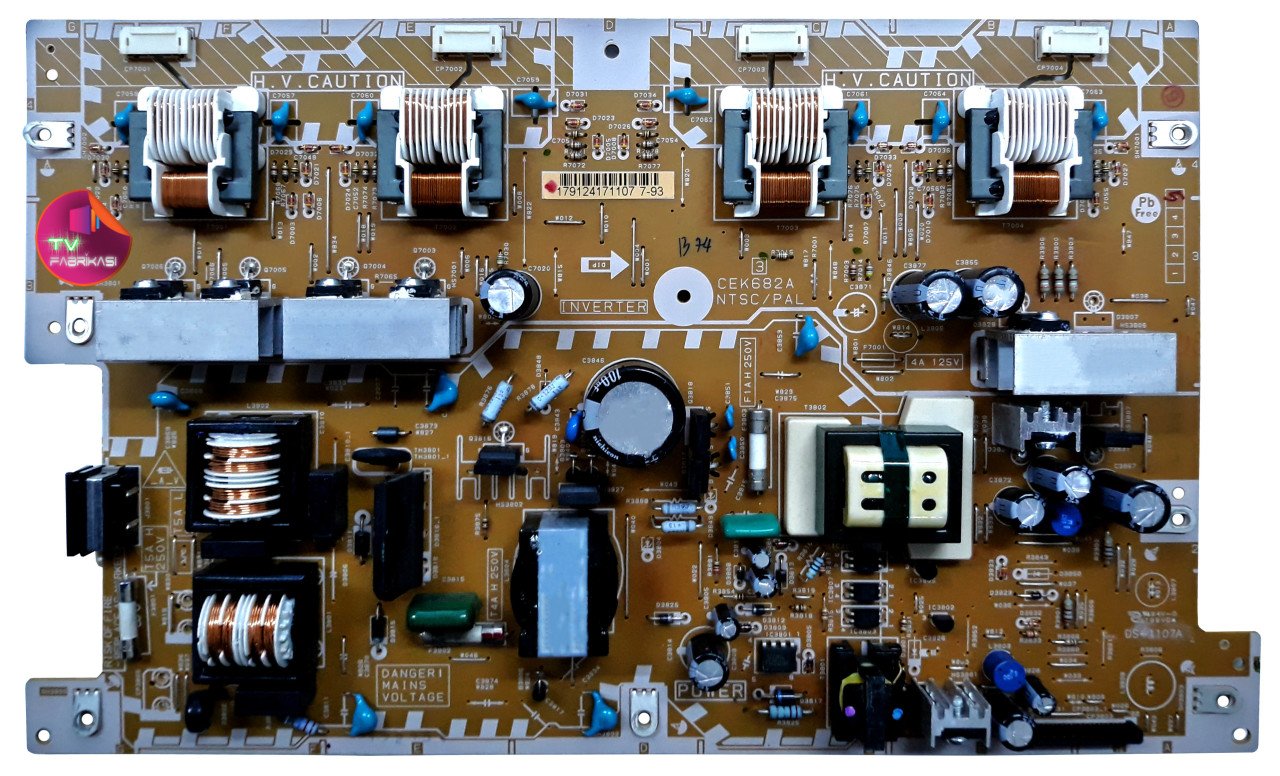 DS-1107A , CEK682A , TV32PL690 , POWER BOARD , PANASONIC BESLEME