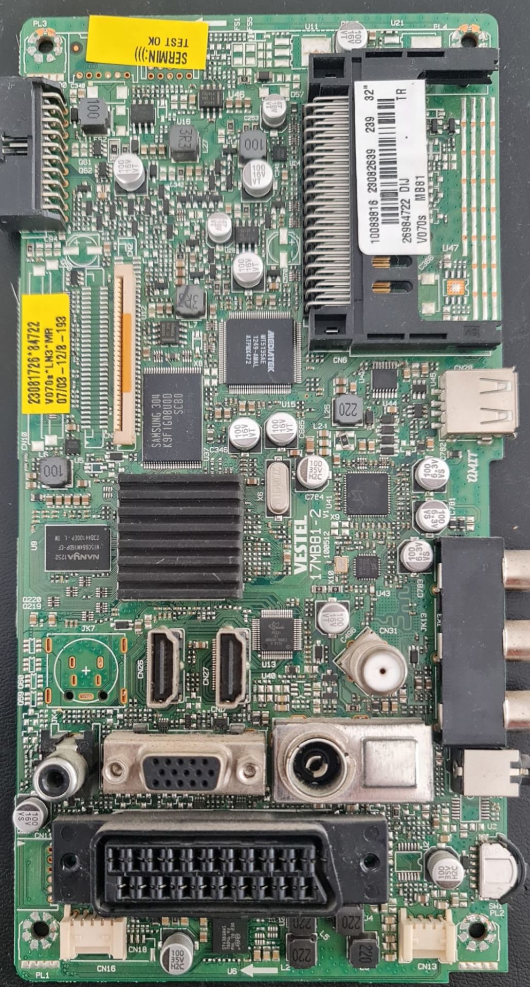 VESTEL,32PH5045,17MB81-2,10083816,23082639,26984722,MAİN,BOARD
