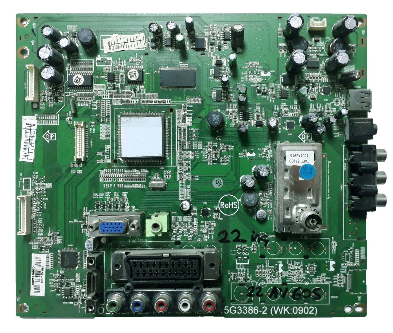 715G3386-2 (WK:0902) , 22AV60S , Main Board , Philips Anakart