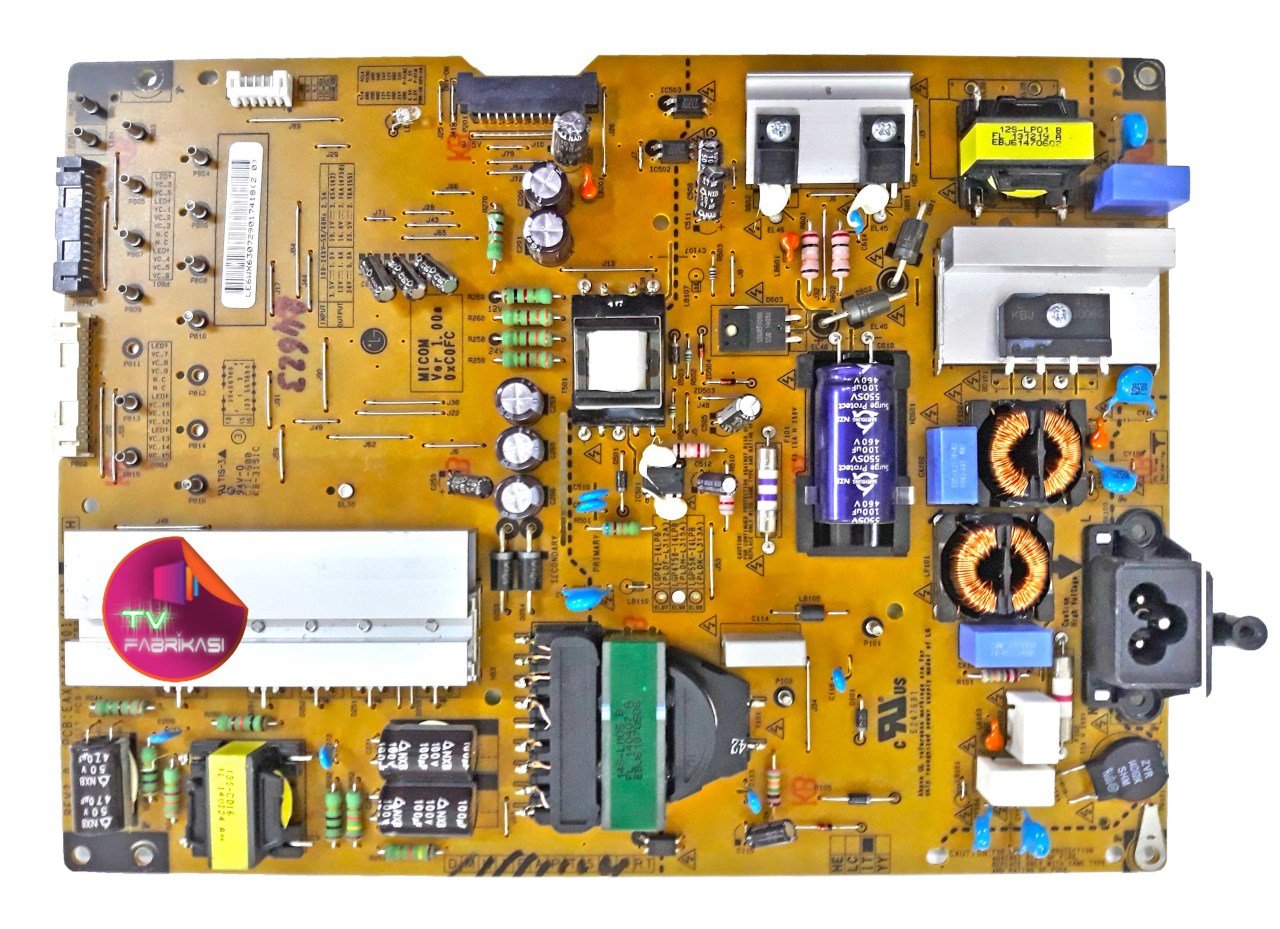 EAX65424001 , 2.3 , LGP42-14LPB , EL97 , REV 2 , POWER BOARD , LG BESLEME