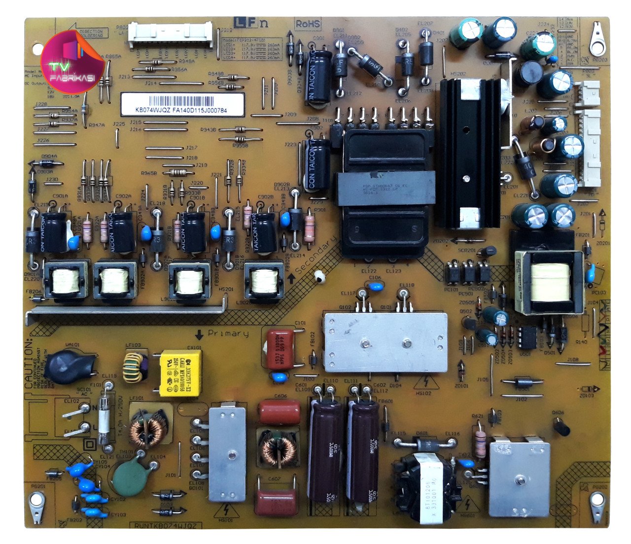 FSP202-4FS01 , RUNTKB074WJQZ ,  JE600D3GV2AY , LC60LE651 , LC60LE751 , POWER BOARD , SHARP BESLEME