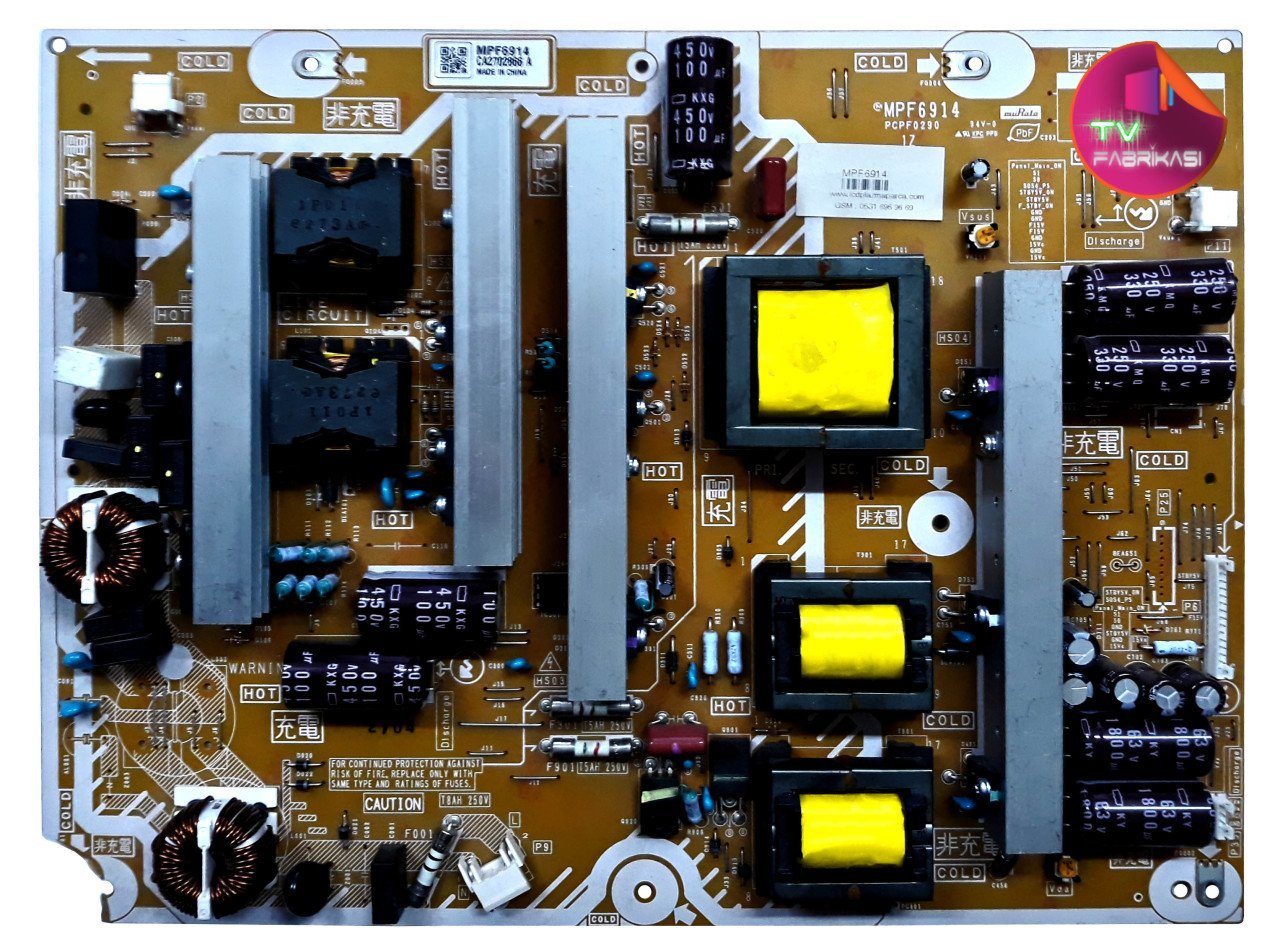MPF6914 , PCPF0290 , CA2702866 A , TC-P60UT50 , POWER BOARD , PANASONIC  BESLEME