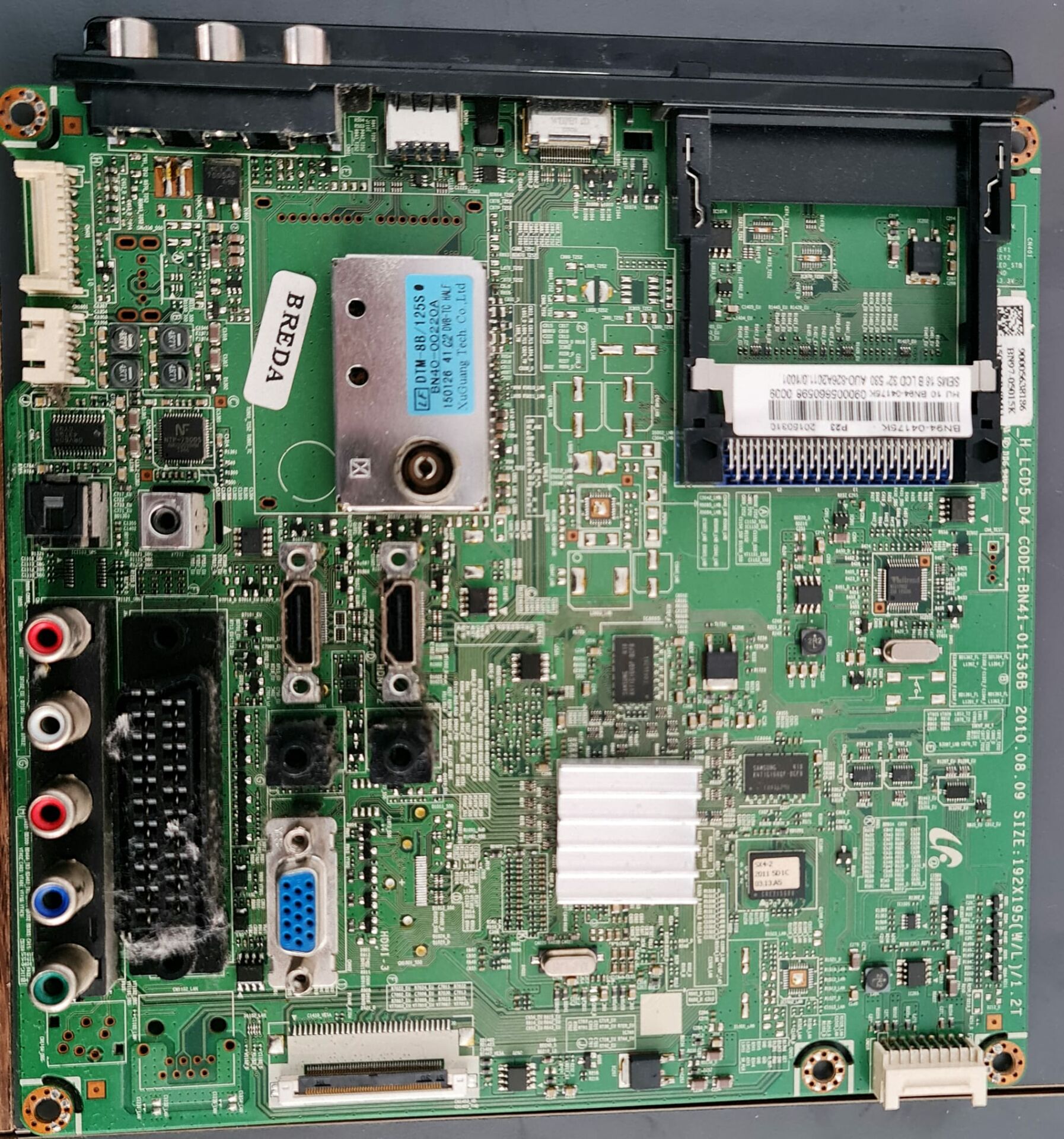 BN41-01536B , BN94-04175K , X4_DVB_H_LCD5_D4 , MAIN BOARD , SAMSUNG ANAKART