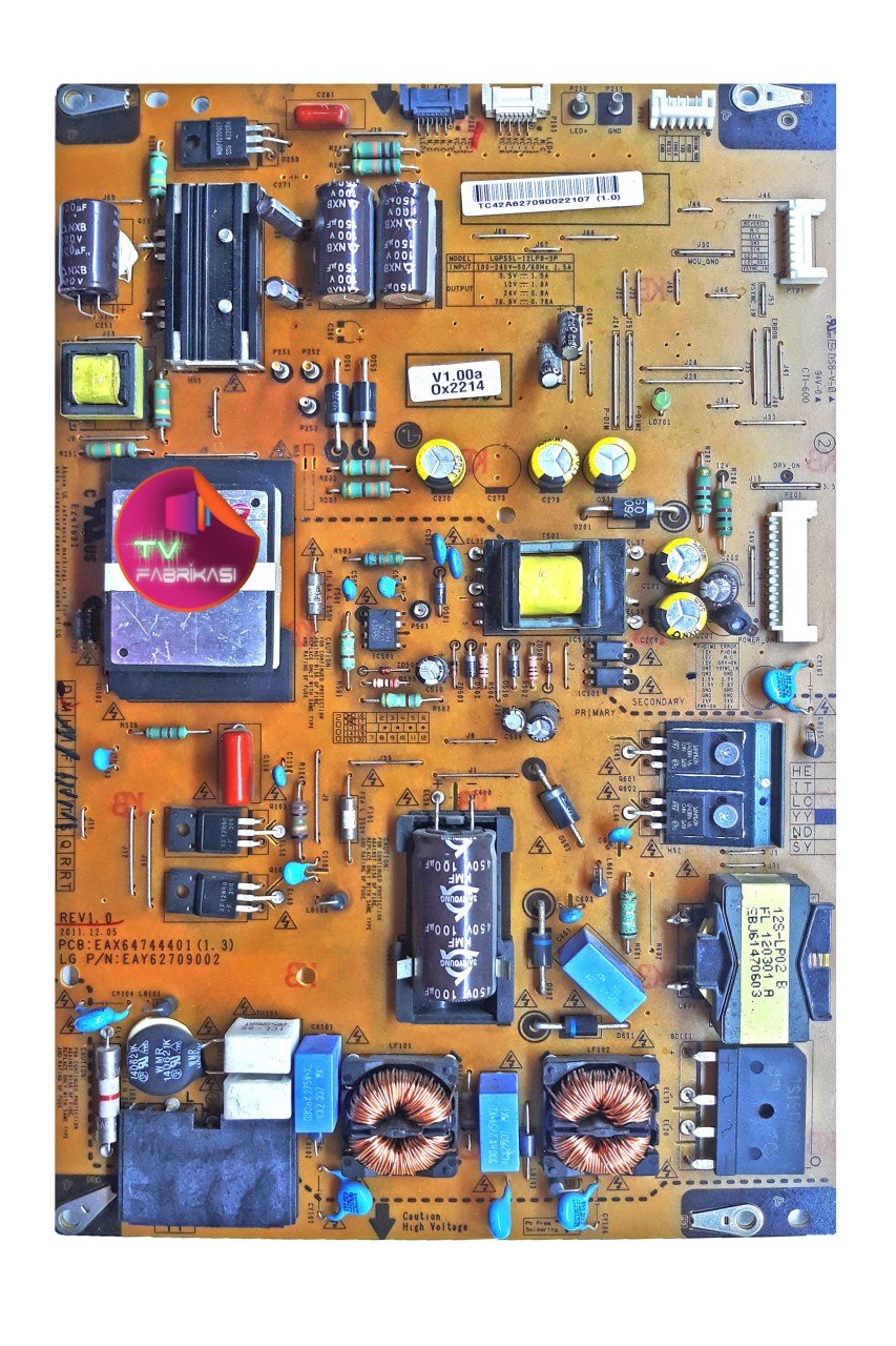 Eax64744401 , 1.3,  Eay62709002 , Rev1.0 , Lgp55L-12lpb-3p , Lg 55lm640s-za , Power Board , Lg Besleme