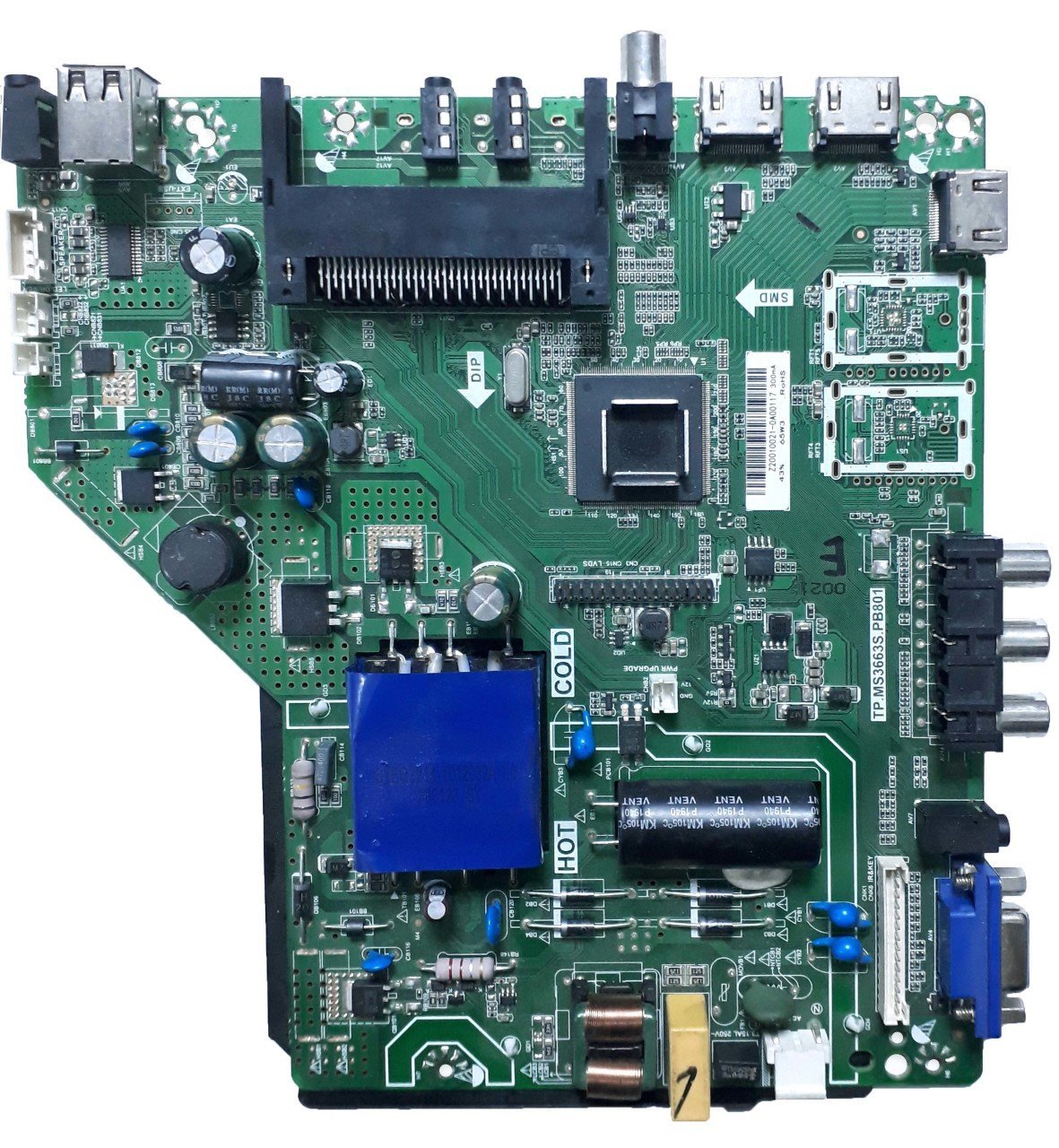 TP.MS3663S.PB801 , Main Board , Yumatu Anakart