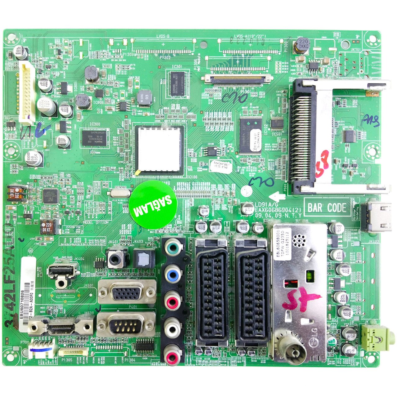 EAX60686902(0) EBU60710820 37LG2500-ZA AUO  LG Anakart