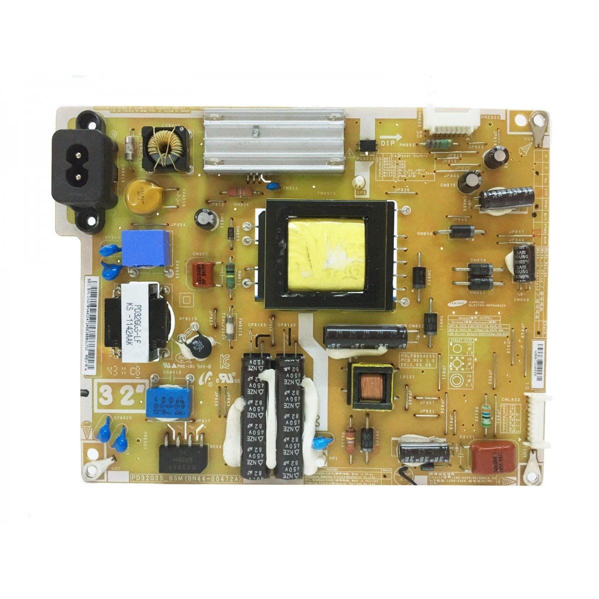 BN44-00472A , PD32G0S_BSM , REV1.0 , PSLF800A03S , POWER BOARD , SAMSUNG BESLEME
