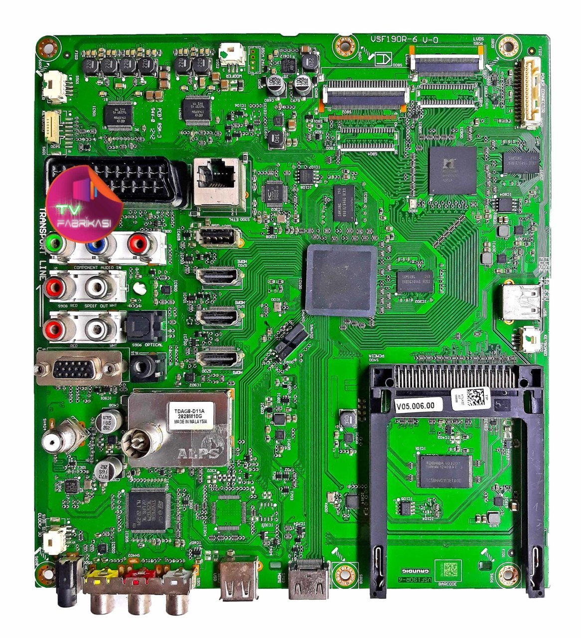 VSF190R-6 , V-0 , KTLKZZ , 2828M10G , MAIN BOARD , ARÇELIK ANAKART