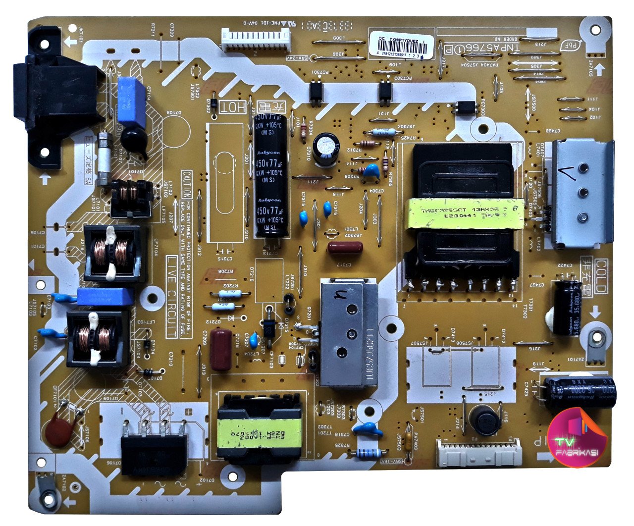 TNPA5766 1P , TNPA5766 , TXN/P1YDUEZ , TX-L42ET61B , POWER BOARD , PANASONIC BESLEME