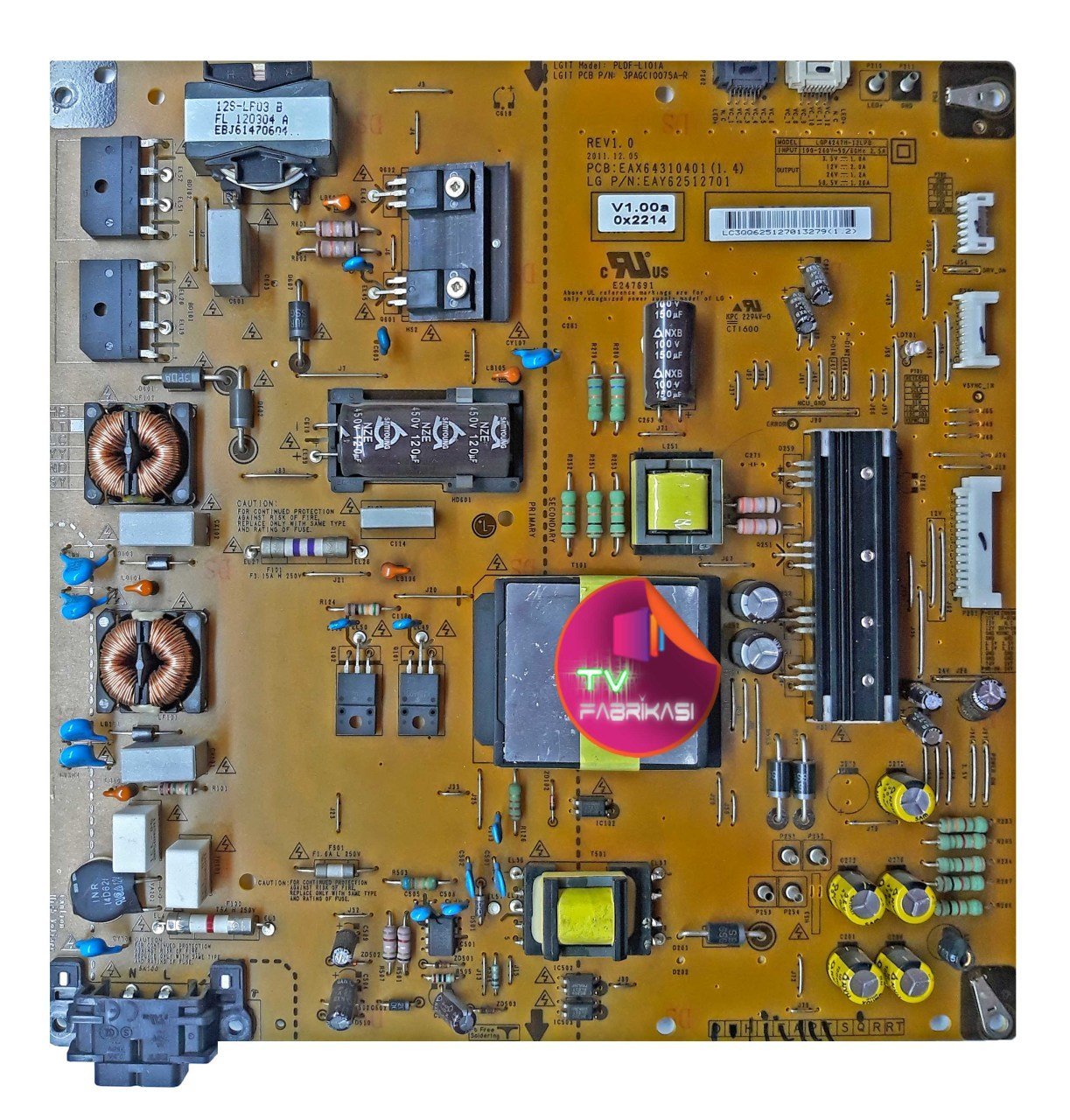 EAX64310401 , 1.4 ,  EAY62512701 , REV1.0 , LGP4247H-12LPB , POWER BOARD , LG BESLEME