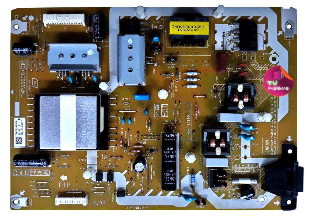 TNPA5608 2 P , TZRNP01TMUB , LC420EUN SE-M3 , TX-L42E5E , POWER BOARD , PANASONIC BESLEME
