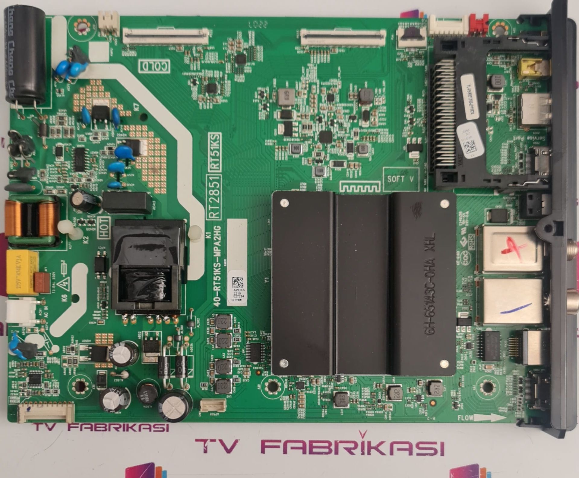 TCL 43P615 ,40-RT51KS-MPA2HG,RT2851,APEKS,MAİN,BOARD