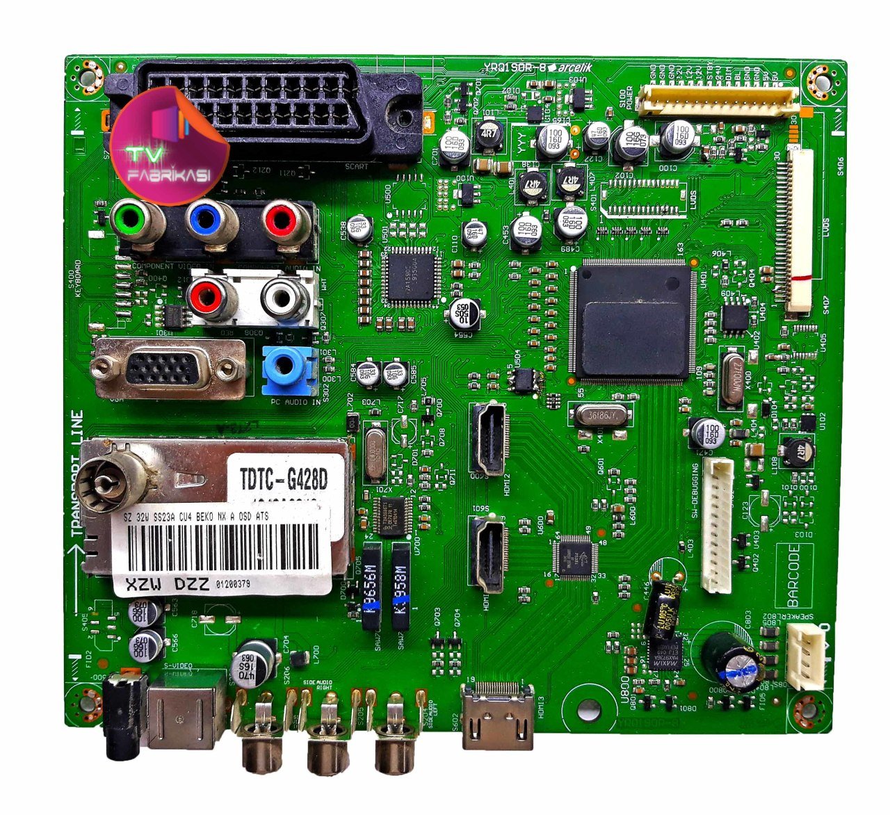 YRQ190R-8 , XZWDZZ , 10102583 , ARÇELIK , MAIN , ANAKART , SYSTEM , BOARD