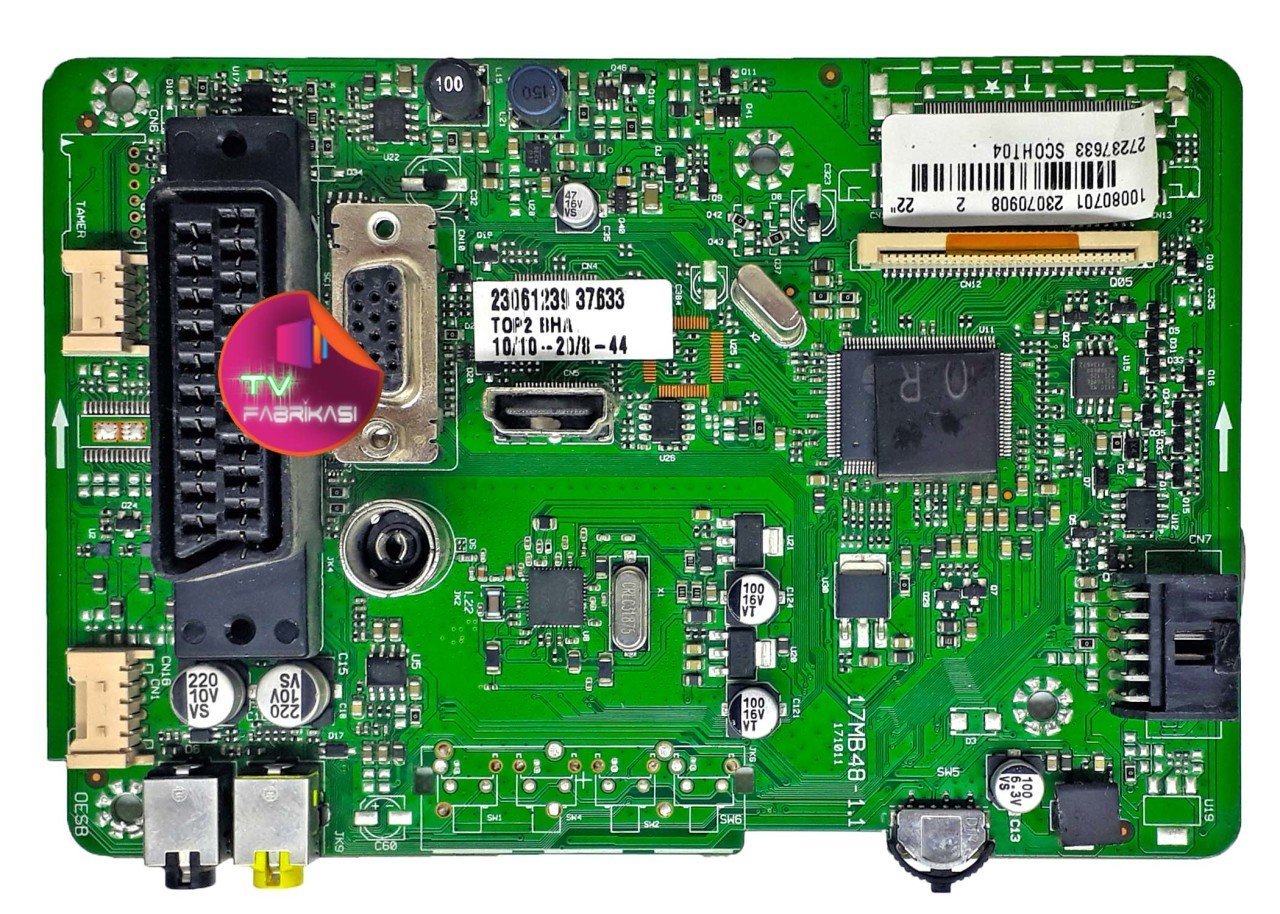 17MB48-1.1 , 171011 , V4.21 (MB48) , 23070908 , SCOHT04 , 24'' , MAIN , VESTEL , ANAKART , SISTEM , BOARD