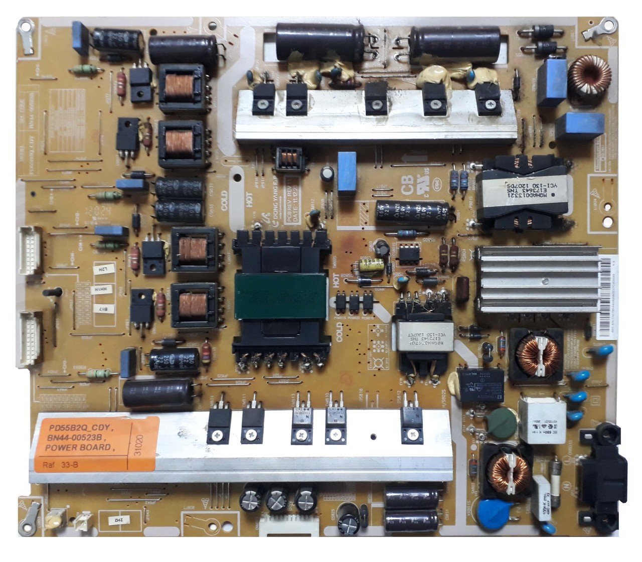 PD55B2Q_CDY , BN44-00523B , Power Board , Samsung Besleme karti