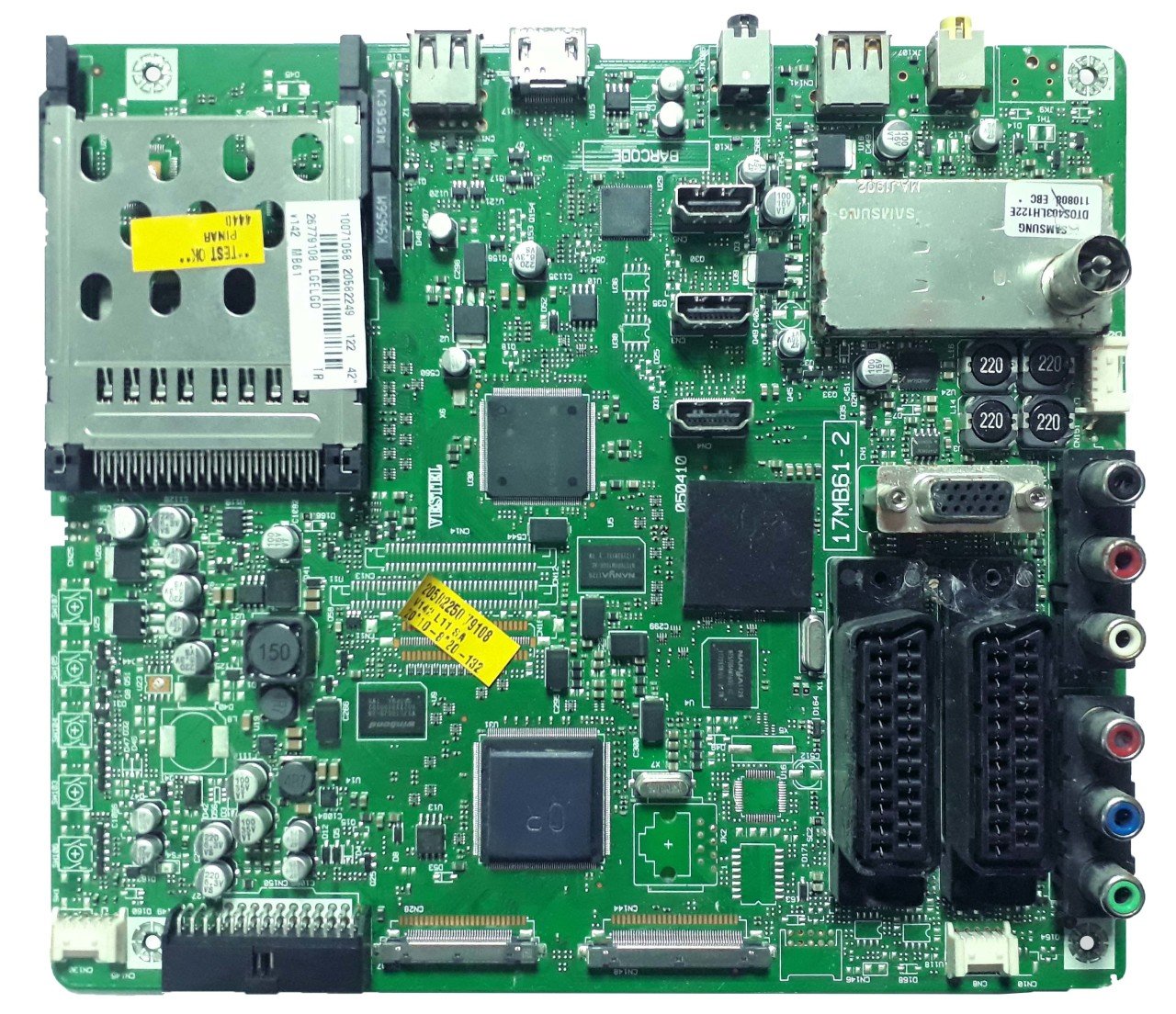 17MB61-2 , 050410 , 20582250 , 20582249 , Main Board , Vestel Anakart