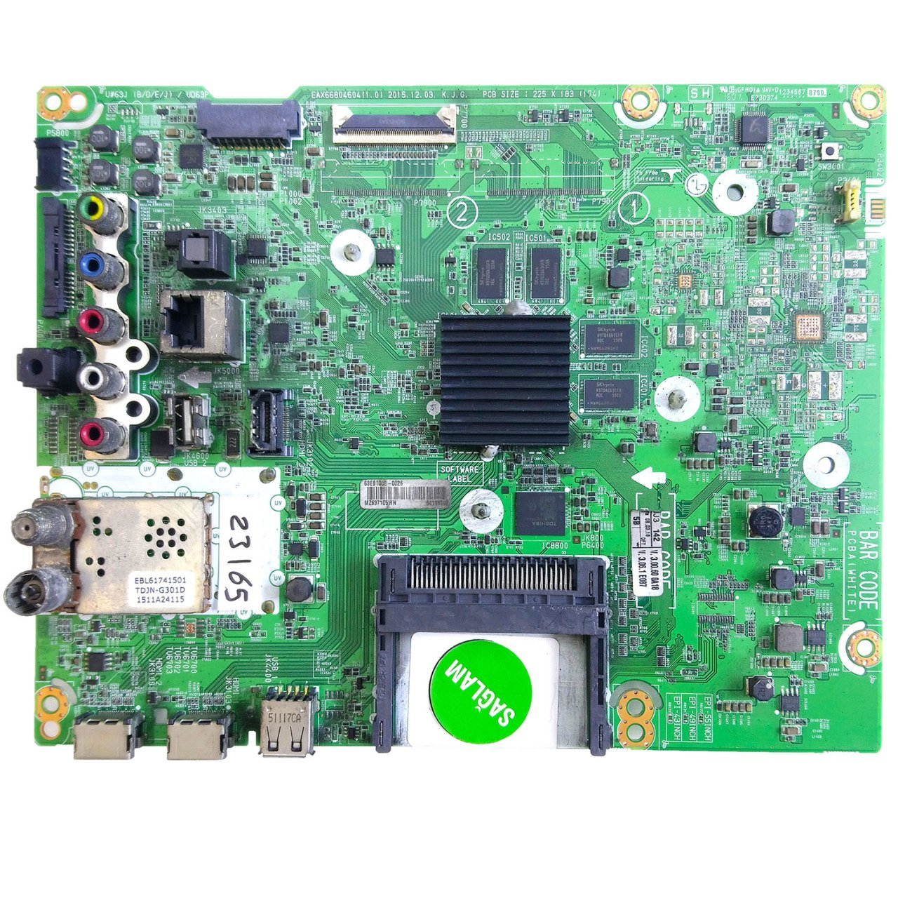 EAX66804604(1.0) EBT000-0026 55UH650V-ZB LG Anakart