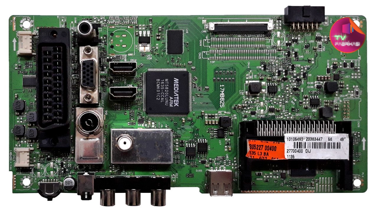 17MB82S , 23383447 , 10105492 , 27700400 DIJ 49'' VESTEL MAİN BOARD , ANAKART