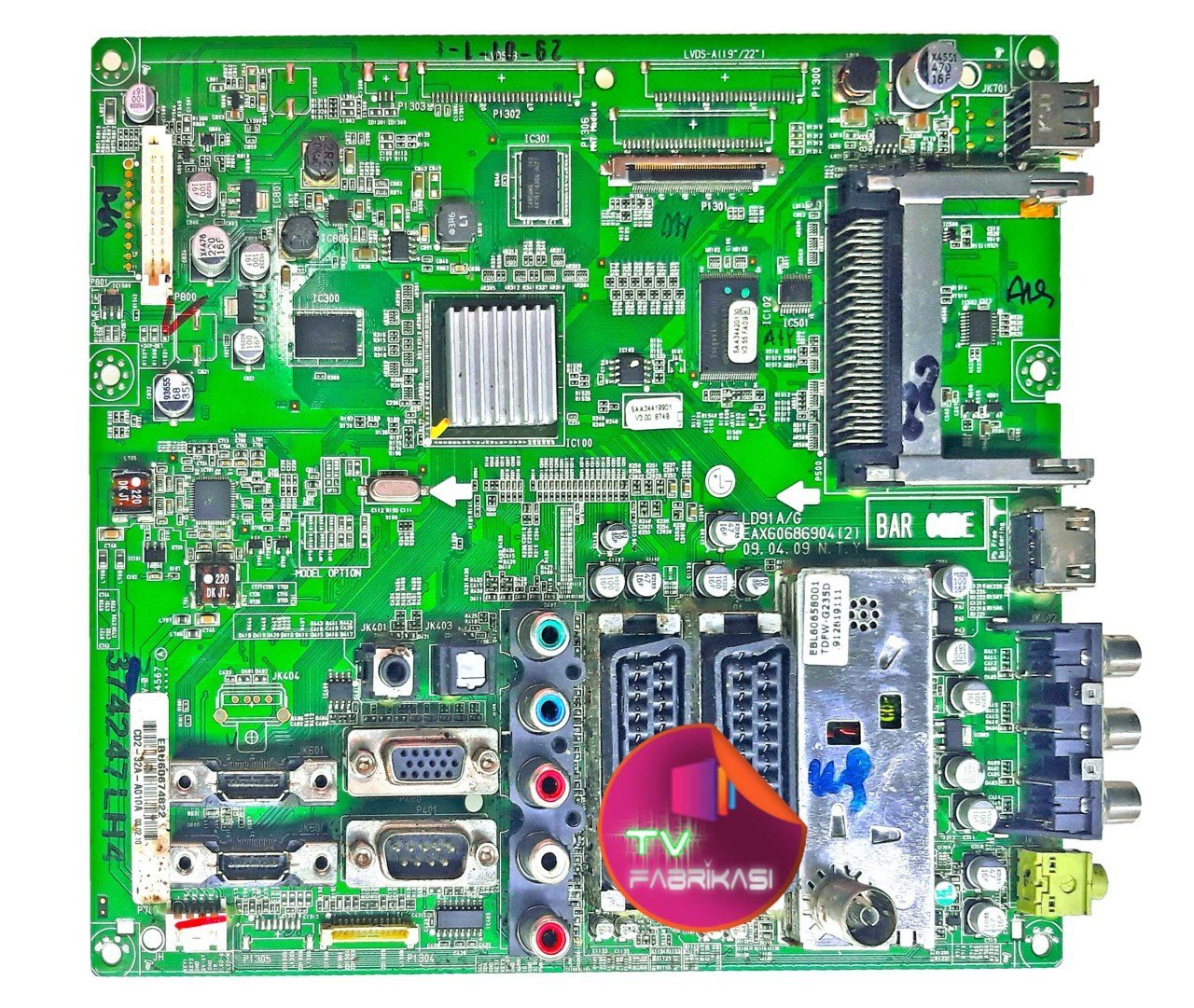 EAX60686904(2) , EBU60674822 , 42LH4000-ZA , MAIN BOARD , LG ANAKART