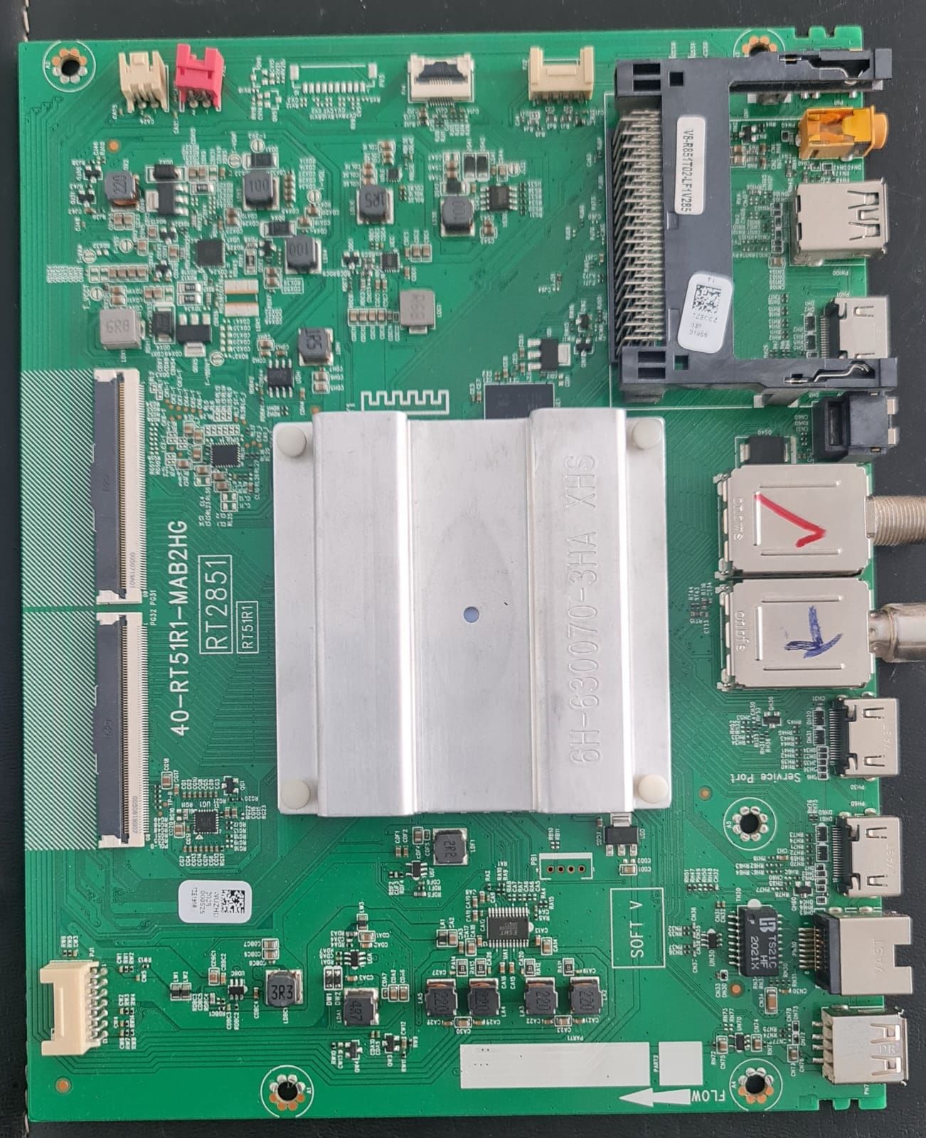 TCL 55P8M,40-RT51R1-MAB2HG,RT2851,TZECCZ,MAİN,BOARD