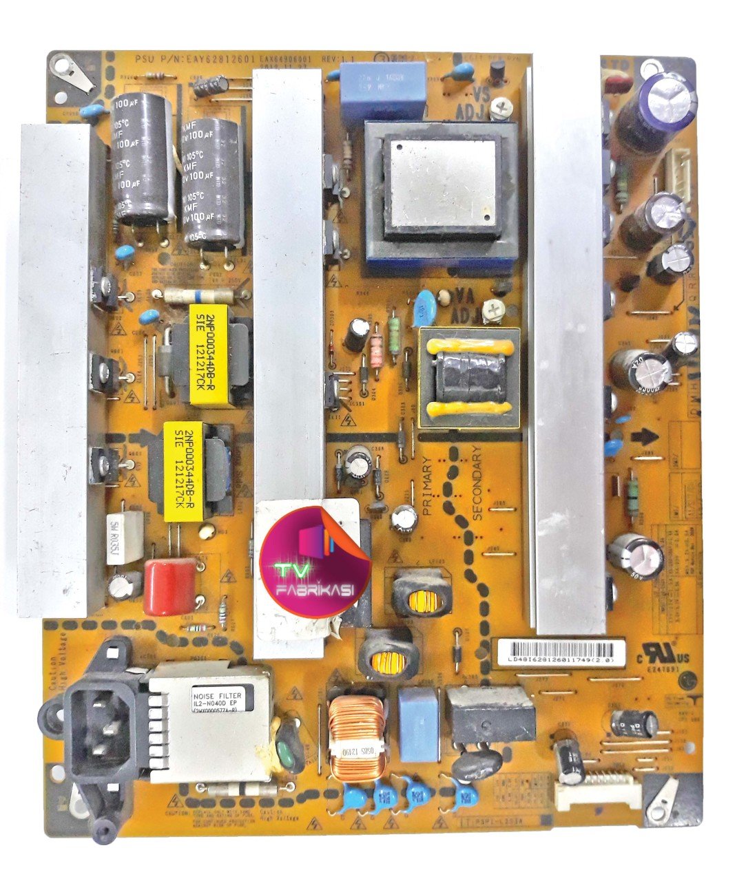 EAX64906001 ,  EAY62812601 , REV1.1 , POWER BOARD , LG BESLEME