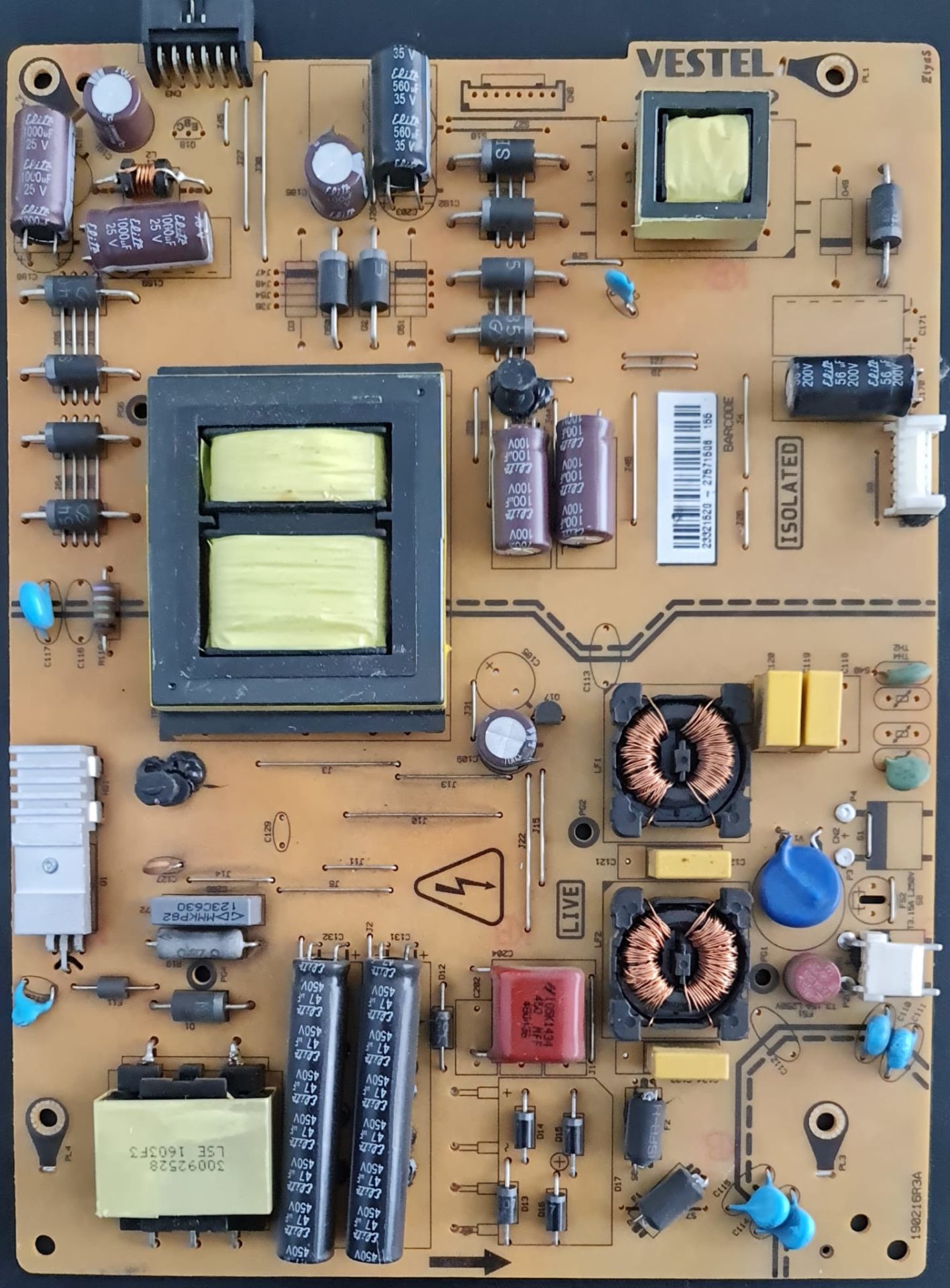 VESTEL,40UA8900,23321520,27571506,17IPS72,POWER BOARD