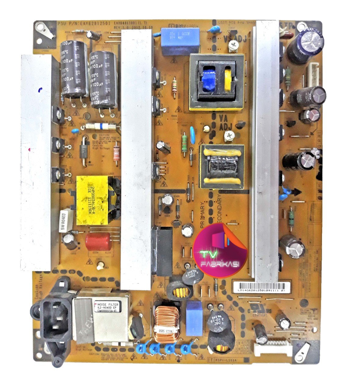 EAX64863801 , 1.7 , EAY62812501 , REV1.0 , POWER BOARD , LG BESLEME