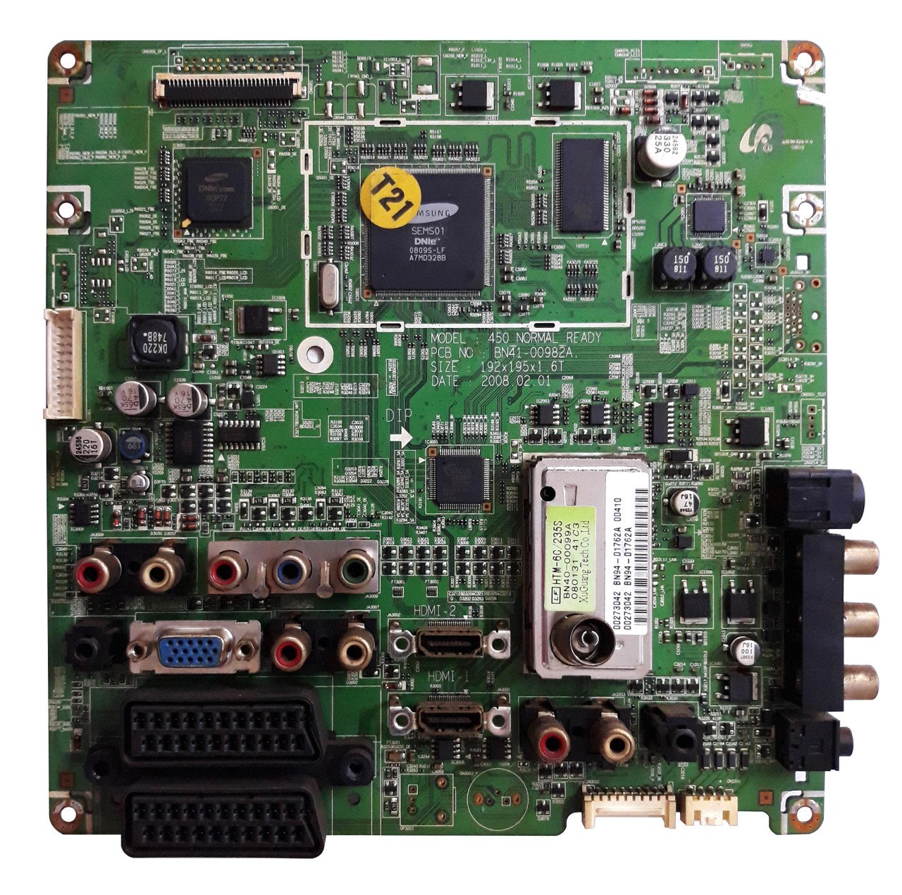 BN41-00982A , 450 NORMAL READY , BN94-01762A ,PS42A410C1 ,  LJ68-00193A , MAIN BOARD , SAMSUNG ANAKART