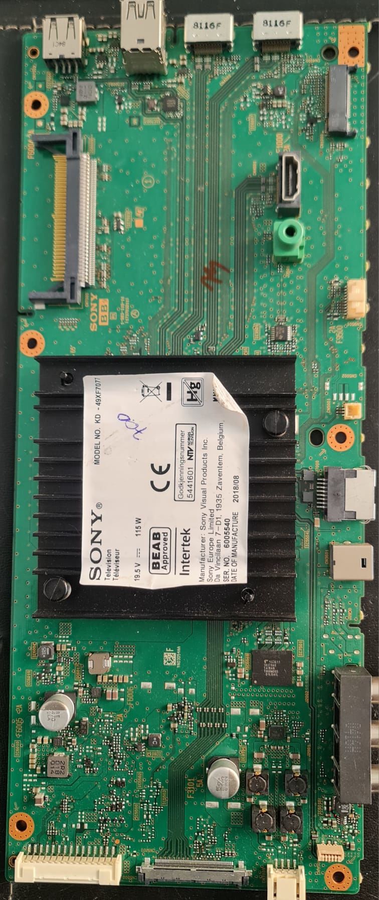SONY-KD-49XF7077,1-983-119-11,173703211,MAİN,BOARD