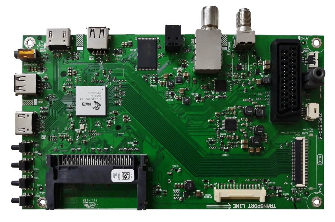 ZNS190R-6 , P58MZZ , GRUNDIG 43 VLE 5537 BG , MAIN BOARD , ARÇELİK ANAKART