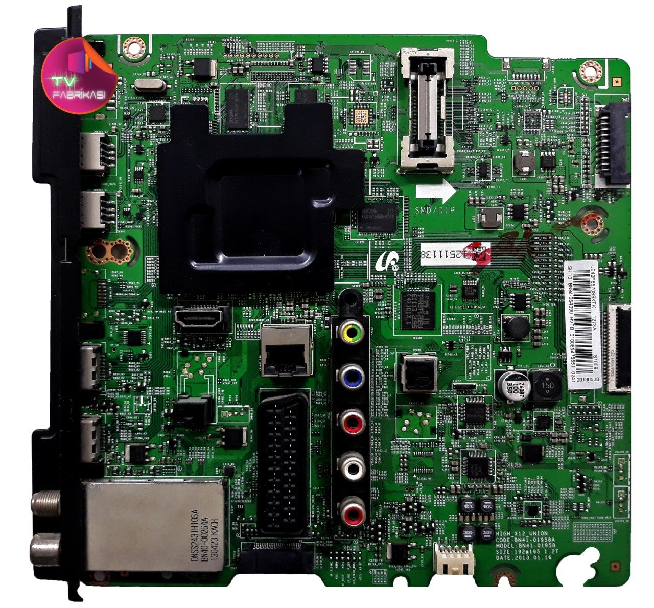 BN41-01958A , BN94-06409U , UE42F5570SSXTK , BN41-01958 , MAIN BOARD , SAMSUNG ANAKART