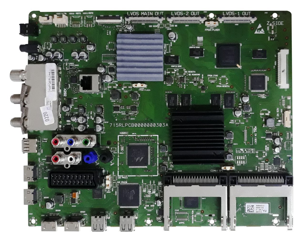 715RLPCB0000000303A , 300RASEL0 ,  PHİLİPS 65PUS9809/12 , LTA650FJ01 , MAIN BOARD , PHILIPS ANAKART