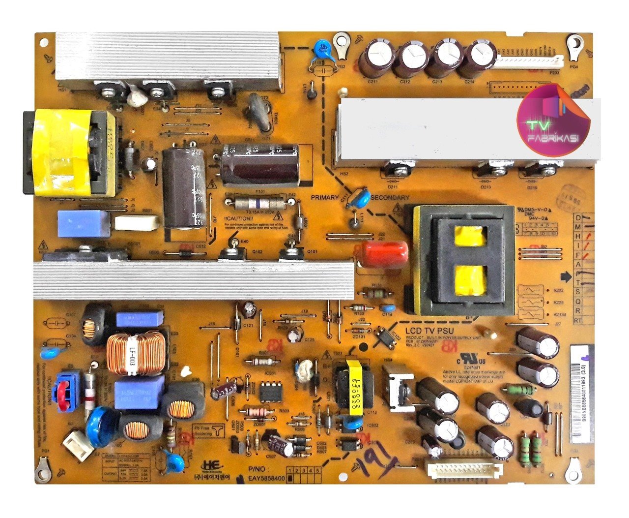 EAY5858400  , REV2.0 , POWER BOARD , LG BESLEME