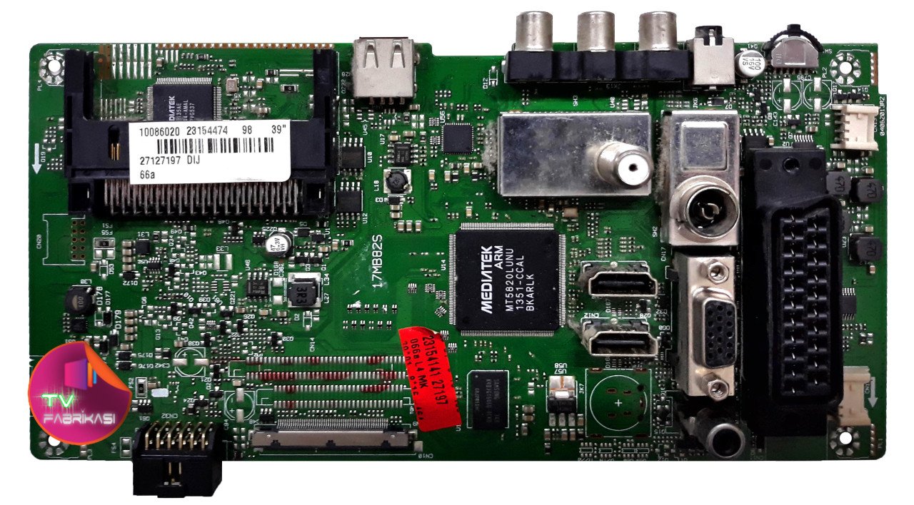 17MB82S , 23154474 , 04062013R2 , 27127197 DIJ , 39'' , MAIN BOARD , VESTEL ANAKART