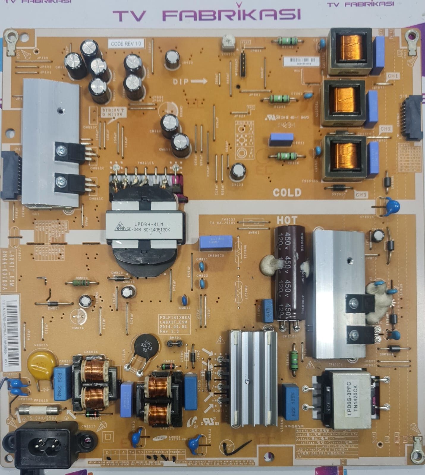 SAMSUNG,UE40H6270A,BN44-00709A,POWER,BOARD